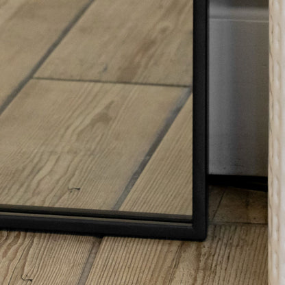 Yoko - Black Metal Gentle Arch Mirror - 180cm x 105cm